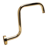 Shower Extension Arm Stainless Steel High Rise Shower Arm with Flange Wall Mounted Shower Head Riser V1294-YM0626-3112220083811
