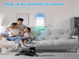 4Pack Plug In Air Purifier for Home Mini Ionic Air Purifier for Small Room Quiet Working Air V1366-AZ2-W-02089