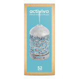 activiva 100ml Metal Essential Oil and Aroma Diffuser-Vintage White V186-ACA-AD-S2