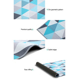 Artiss Rug 200x290cm Area Rug Large Carpet Soft Short Pile Modern Tria FLR-1888-200X290-BG-BL