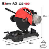 Baumr-AG 2400W 400mm 16" Metal Cut Off Cold Saw, Commercial Grade, Brushless Motor, Soft Start, 45 V219-SAWMCTBM4CBA