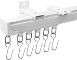 Ceiling Curtain Tracks 9FT,Curtain Track Wall Mount,Ceiling Mounted Sliding Door Curtains Rails V1258-DP02-C-2728