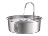 i.Pet 3.2L Cat Water Fountain Pet Feeder Dog Drinking Dispenser 304 Stainless Steel PET-FEEDER-3L-SS