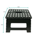 Folding Step Stool 22cm Portable Plastic Collapsible Fold Up Chair Random Colour V238-SUPDZ-39701686878288