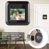 Door Viewer Peephole, Battery Operated Door Viewer, 145 Degree Wide Angle HD Security Apartment for V1237-ZY-715-165
