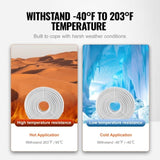 VEVOR PEX-AL-PEX Tube, 300M, 16 mm Diameter Aluminum-Plastic Composite Pipe Oxygen Barrier Radiant V952-LSGBSDDLP300ZT4CBV0