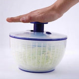 Salad Spinner with Strainer and Lid, Fruit and Vegetable Washer Dryer V1263-JX-5382
