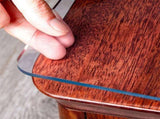 Clear Table Protector 24 x 48 Inch - 2mm Thick Plastic Table Cover, Clear Table Cover Protector V1258-DP02-WO-1109