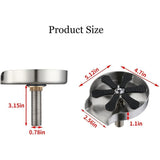 Glass Rinser for Kitchen Sink, Stainless Steel Rinser, Water Bottle and Coffee Cup Cleaner, V1237-ZY-715-173