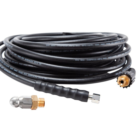 Jet-USA 20M Petrol Pressure Washer Hose Extension with Drain Cleaner Nozzle Accesory Pack V219-PRWACSJETA20D