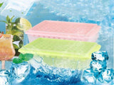 3 pcs BPA Free Ice Cube Tray With Lid & Bin For Freezer With Cover, Container & Tong No Spill V1192-AZ-W-13178