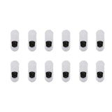 12X Rexy Cushion No Show Ankle Socks Small Non-Slip Breathable WHITE V274-GM-RXCNOS-S12-WH