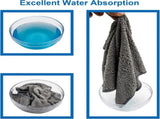 16"X12"Microfiber Cleaning Cloth - Pack of 50 100 Pack Reusable Shop Towels with 5 Colors V1258-DP02-C-1007