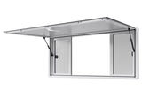 Concession Window 1524x915 mm, Aluminum Alloy Service Window for Food Truck, Up to 85 Degrees Stand V952-SCFWCK6036YCSVAAR001V0
