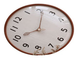 Wood Wall Clock Retro Quiet Decorative 12 Inch Round Wall Clock for Home Bedroom Living Room Decor V1294-YM0901-3115240111012