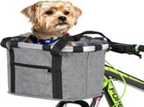Stylish Aluminum Alloy Bicycle Basket - Black Purple Coffee Grey - 34x28x25cm - 6kg Capacity V1259-DP01-A-2776