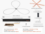 Chimney Sweep Kit, 12m Maximum Extendable Length Chimney, Chimney Cleaner Sweeper with Dual V952-SSTYCQSTJ39YVALXR001V0