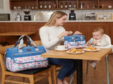 Newborn Diaper Bag Set with Changing Pad 4-Piece Baby Organizer, Large Capacity Mom Backpack, V1107-CS-MMBSJTL