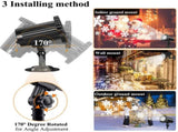 Snowflake Projection Lamp with Remote Control IP65 Waterproof Outdoor Christmas Light for Indoor V1188-TAL-912M-3212
