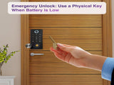 Laser Smart Home Smart Deadbolt Keyless Entry V1031-LSH-SLBIO-01