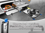 Heavy Duty Drawer Slide With Lock Fixing Drawer Slide 120Kg Load Capacity Ball Bearing 1 Pair V1188-MS-227-0345