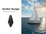 Black Rubber Boat Anchor Buoy for Docking with High Visibility and Durable Design V1370-AZ4-20227