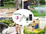 Double Outlet Water Faucet, Heavy Duty Leak-Proof 2 Way Hose Splitter for Gardening, for Flowers V1192-AZ-W-22178