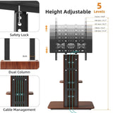 Adjustable Wood TV Stand for 32-65 Inch LCD LED V178-62234