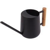 Watering Can 900ml Stainless Steel Long Spout Wooden Handle Elegant Flower Watering Pot for Garden V1294-YM0706-3111230174012