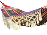 Backyard Hammock with Tassels 500lb Load Bearing Single Double Hammock with Hanging Ropes for V1294-YM0901-3116240018211