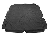 Outdoor Swing Canopy Waterproof Porch Top Cover Replacement UV Proof for Patio Yard Chair Black V1294-YM0718-3111220247515