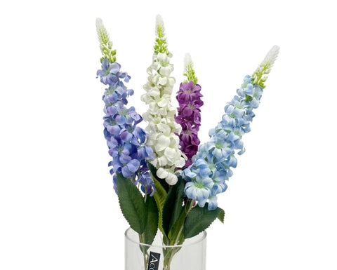 bulk 24 Artificial Hyacinth Spray 4 Assorted 15x73cm V637-AFL35150