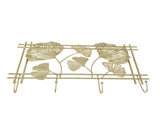 Wall Coat Rack Gingko Leef Design Premium Metal Sturdy Durable Elegant Style Fashionable Wall V1294-YM0714-3115210287211