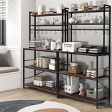 Versatile 5 Tier Kitchen Storage Shelf Stylish and Functional Bakers Rack V767-JJ-ZZ639-V1