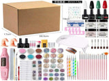 Nail Art Kit Gel Lamp Nail Grinder Nail Polishes Nail Art Tools Nail - Multi - Size Set2 V1102-109-01369-MLT-SET2