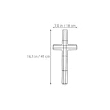 5Pcs Metal Cross Wreath Frames Black Wire Form for Holiday Party Floral Wreath Decorations V1370-AZ4-14294