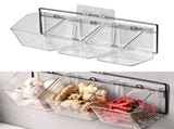Wall Mounted Storage Container 3 Layer Wall Hanging Kitchen Storage Box for Garlic Ginger Onion V1294-YM0706-3118230236412