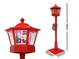 1.8M Christmas Lights Post Lamp LED Outdoor Decorations Jingle Jollys XMAS-MOT-LAMP-6FT-RED