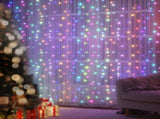 Jingle Jollys 6x3m Christmas Curtain Lights 960 LED RGB Remote Hanging Fairy Backdrop XMAS-CUR600-6M-WARM-MC