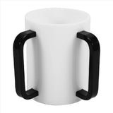 Hand Washing Cup Acrylic Wash with Two Handles for Jewish Prayer Black V1192-AZ-W-23035