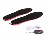 Heated Insoles DIY Cuttable Smart Remote Control USB Rechargeable Electric Heating Insoles for Men V1294-YM3113220238311-0421