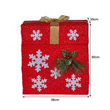 Christabelle Animated Santa Gift Box LED Christmas Tree Decoration Xmas Ornament 112_SHE100