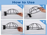 6 Pcs Slat Wall Hat Display Wire Headwear Rack Slatwall Accessories Metal Retail Display Racks for V1258-DP02-C-2263