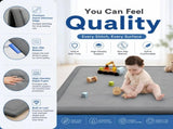 CARLA HOME Baby Play Mat 100x150cm, Thick Foam Crawling Mat, Infants, Grey V178-36547