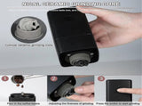 Portable Electric Coffee Grinder - USB Rechargeable, Adjustable Grind, 1300mAh Battery V1263-JX-4447