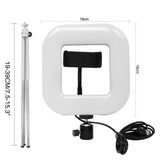 Dimmable Square Led Light With Tripod And Phone Holder PRL-427400AYS