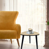 Contemporary Abstract 3 Legged Side Table 40cm V637-68101TBL