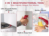 2 pack Drywall Panel Lifter, Drywall Rasp, Drywall Tool Includes Built In Bottle Opener, V1192-AZ-W-0583