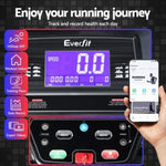 Everfit Treadmill Electric Home Gym Fitness Exercise Machine w/ Sit Up Bar 480mm TMILL-480-M804-SUB