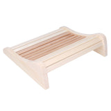Sauna Pillow Relieving Pain Convenient Practical Relaxing Comfortable Ergonomic Design Wooden Back V1294-YM0715-3111210464411